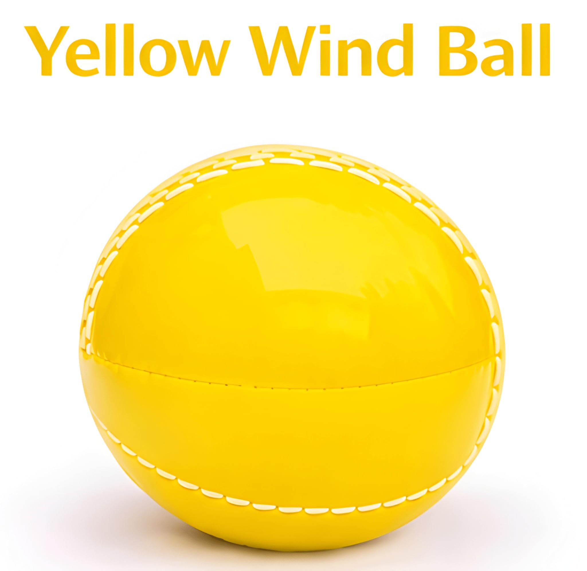 SNAPLIX Synthetic Rubber T-20 Plus Practice Cricket Ball/Wind Balls (125-130 GMS) for - Indoor & Outdoor Street & Beach Cricket (Orange)