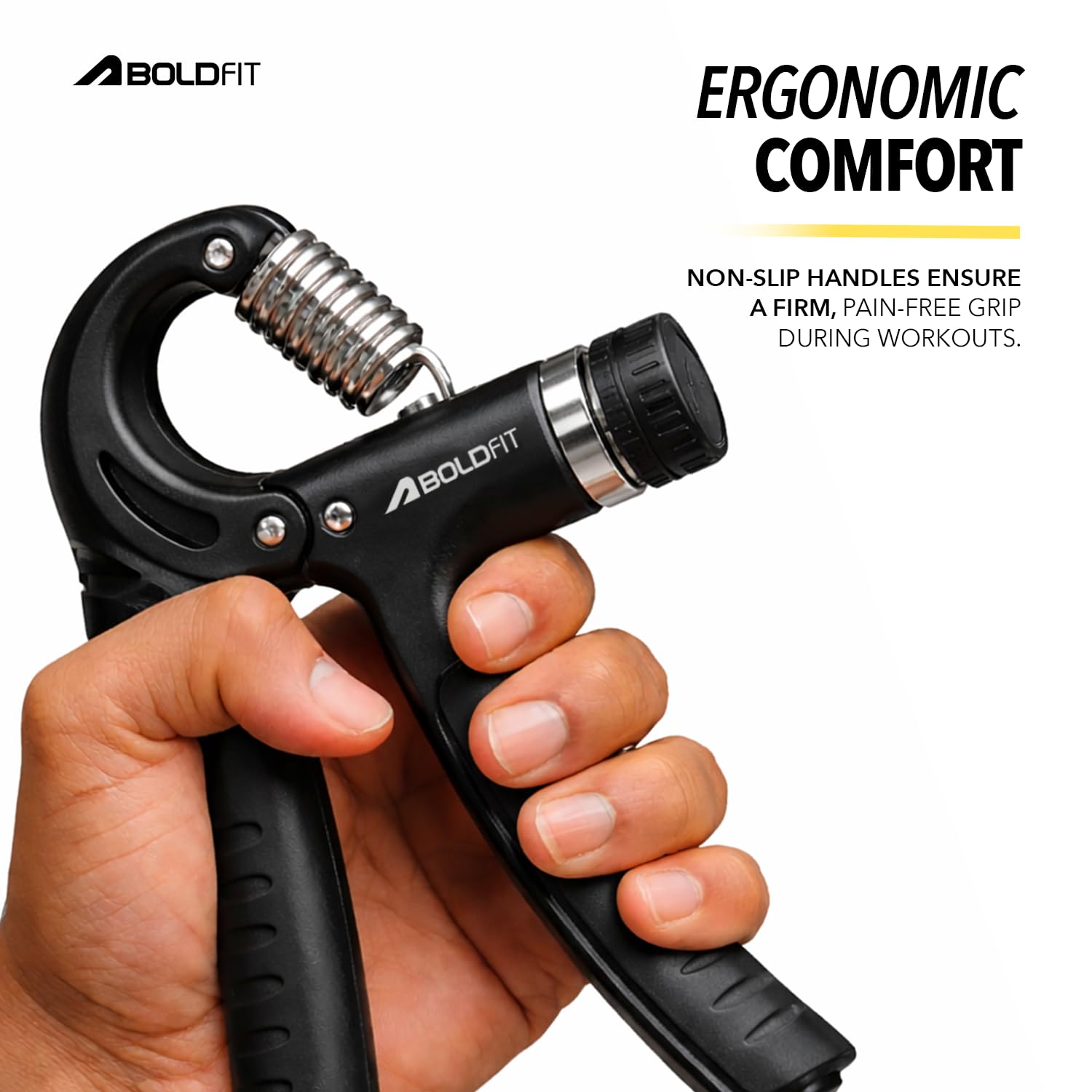 Hand Gripper for Men & Women Hand Grip Strengthener for Forearm, Wrist & Finger Workout Fitness Equipment for Home & Gym Training
