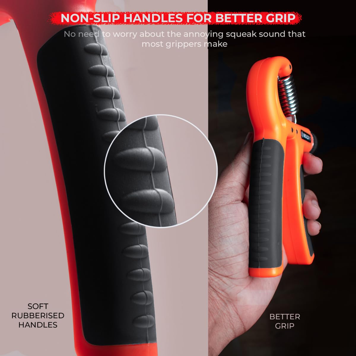 Hand Gripper for Men & Women Hand Grip Strengthener for Forearm, Wrist & Finger Workout Fitness Equipment for Home & Gym Training