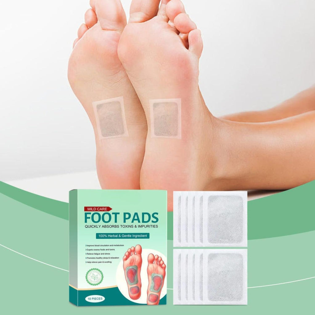 Foot Pads, 100% Natural & Organic, Absorbs Toxins & Impurities, Enhances Sleep Quality