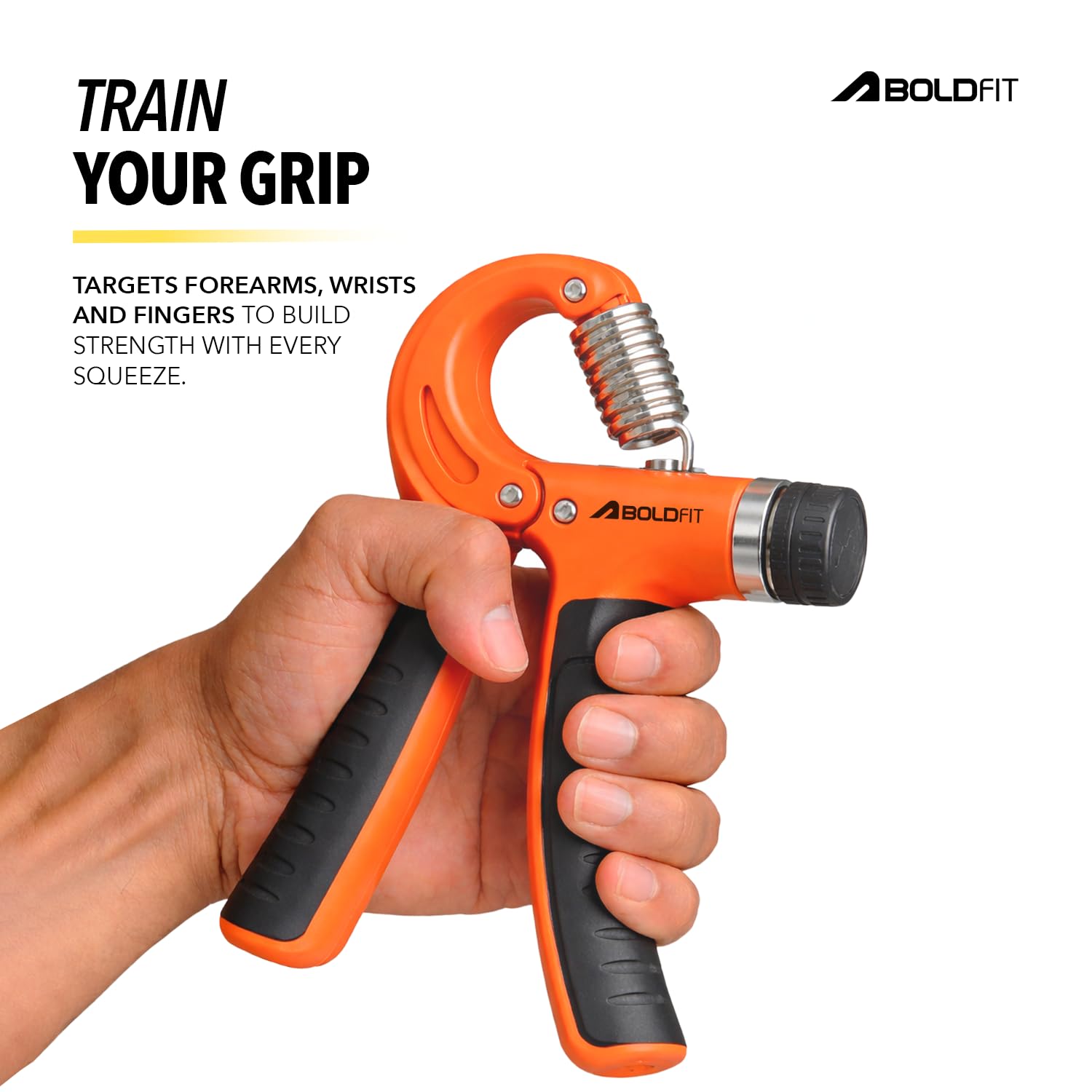 Hand Gripper for Men & Women Hand Grip Strengthener for Forearm, Wrist & Finger Workout Fitness Equipment for Home & Gym Training