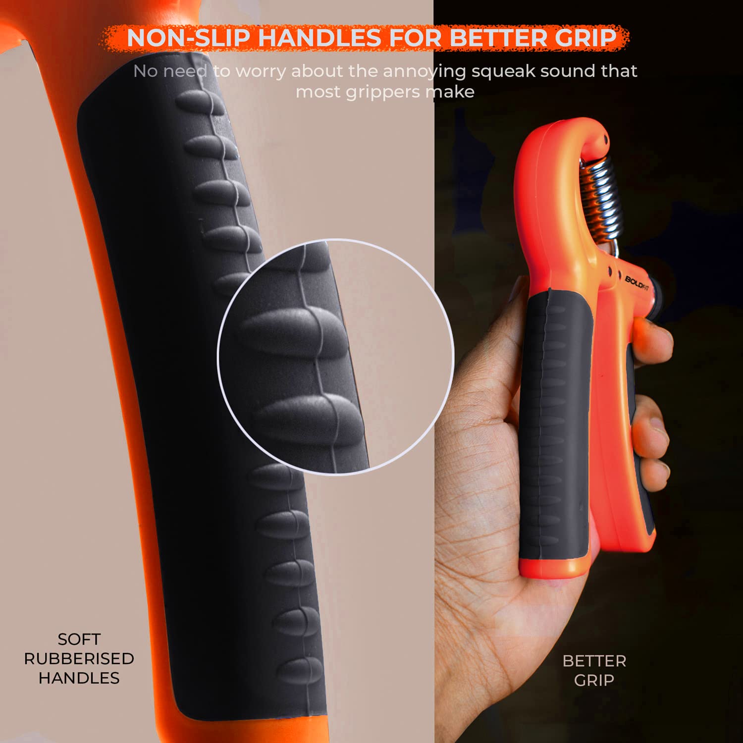 Hand Gripper for Men & Women Hand Grip Strengthener for Forearm, Wrist & Finger Workout Fitness Equipment for Home & Gym Training